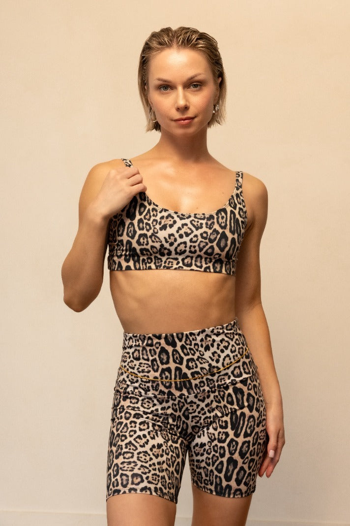 BIKER SHORT - LEOPARD