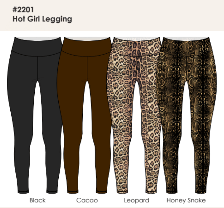 HOT GIRL LEGGING - LEOPARD