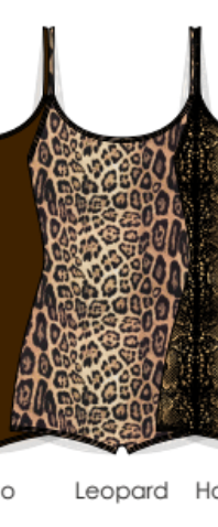 SHORTIE LEOTARD OG - LEOPARD
