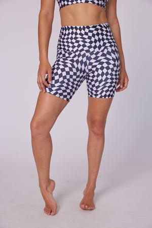 High Rise Mini Biker Short - Check It
